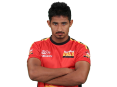Ashish Kumar Ashiahs Kumar Bangluru bulls team for PKL