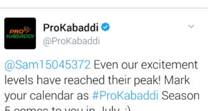 Confirmed ! PKL season 5 will starts in July – Pro Kabaddi News PKL season 5 will start from July 2017