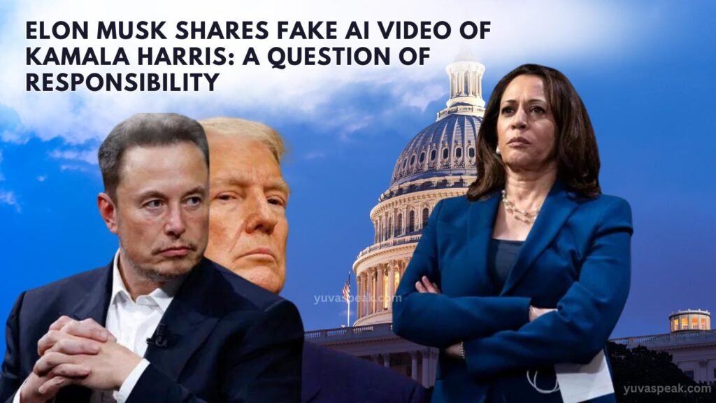 Elon Musk Shares Fake AI Video of US Presidential Candidate Kamala
