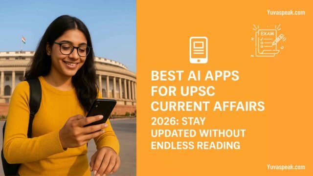 Best AI Apps for UPSC Current Affairs 2026: Stay Updated Without Endless Reading