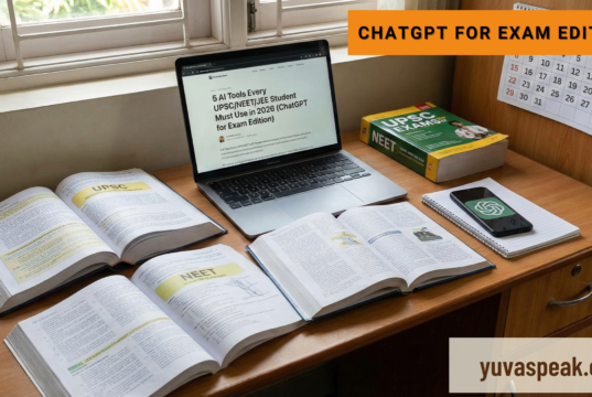 5 AI Tools Every UPSC/NEET/JEE Student Must Use in 2026 (ChatGPT for Exam Edition) ChatGPT for Exam