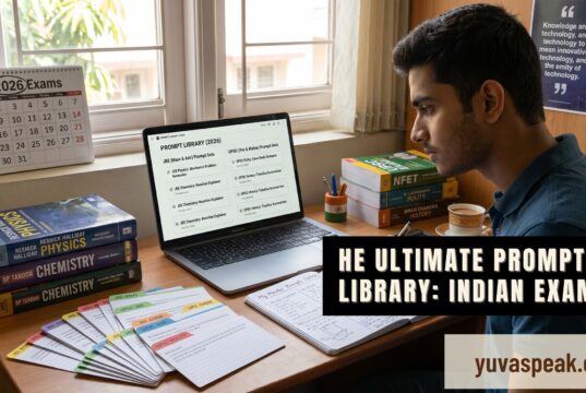 Mastering JEE & UPSC with AI: The Ultimate Prompt Library for Indian Aspirants (2026 Edition) Mastering JEE & UPSC with AI: The Ultimate Prompt Library for Indian Aspirants